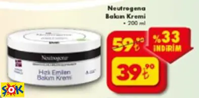 NEUTROGENA BAKIM KREMİ 200ML